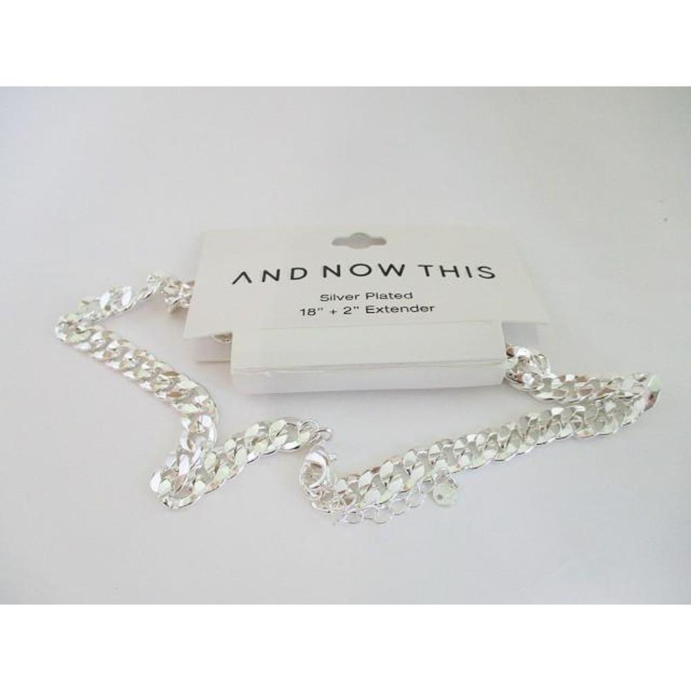 And Now This Silver Plated Chain 18" plus 2" Extender